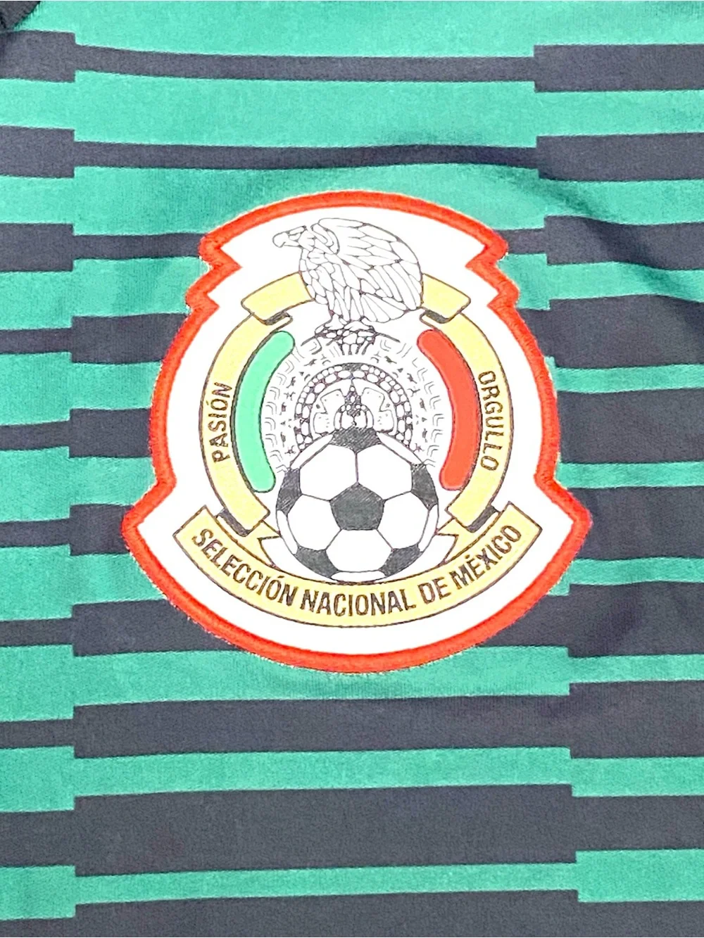 Adidas Mexico National Football Team 2018 World Cup Pre-Match Jersey Sz Small - Picture 6 of 9